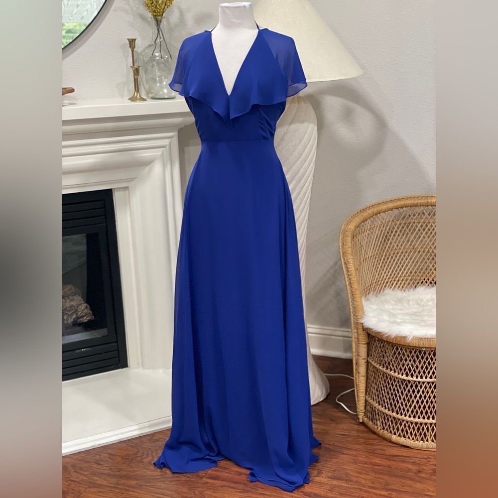 Blue Maxi Dress Gown